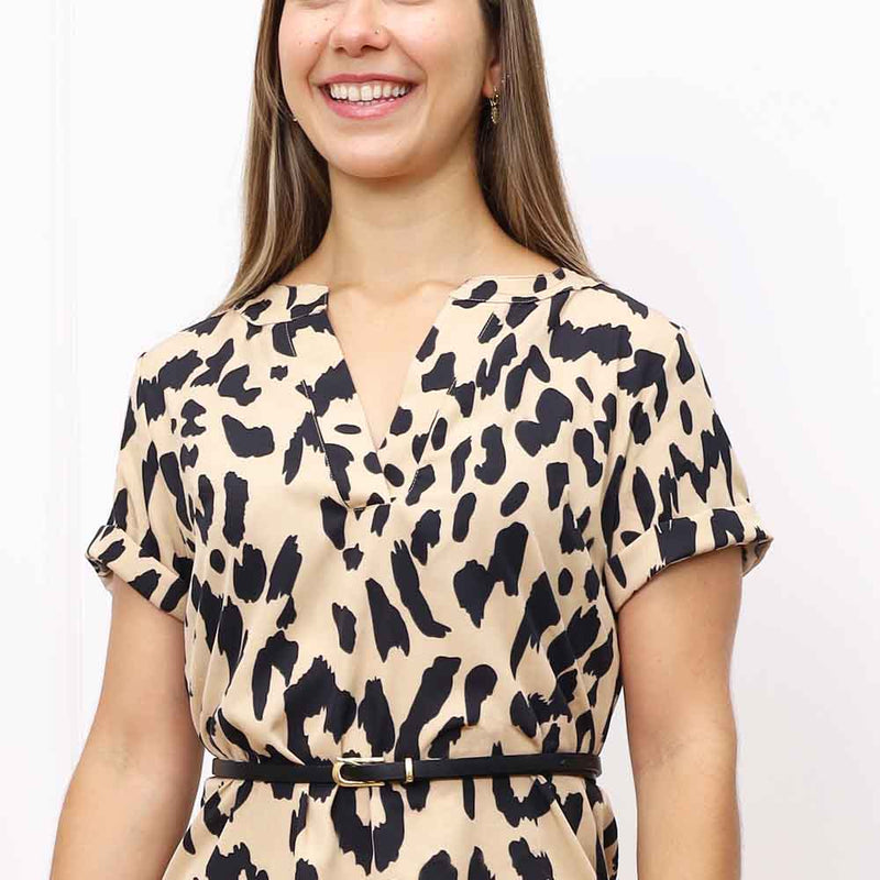 Vestido Sandy  Animal print