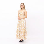 Vestido Largo Florencia Beige