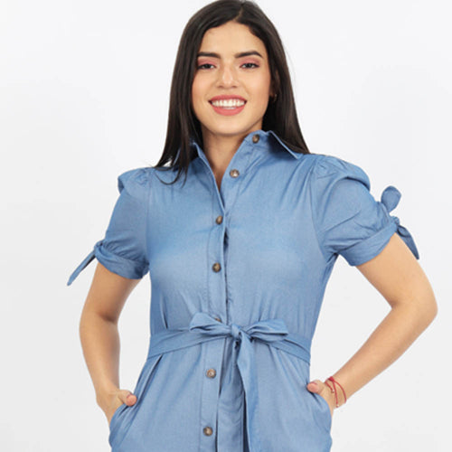 Vestido Camisero Lara Denim