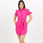 Vestido Camisero Lara Fucsia